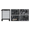 Kraftwerk LT700 Trolley 5 Drawers with 337 pcs tools 102.105.20