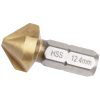 Countersink-bit, HSS, 12,4 mm x 90°, 1/4″ x 25 mm – 309.185.124